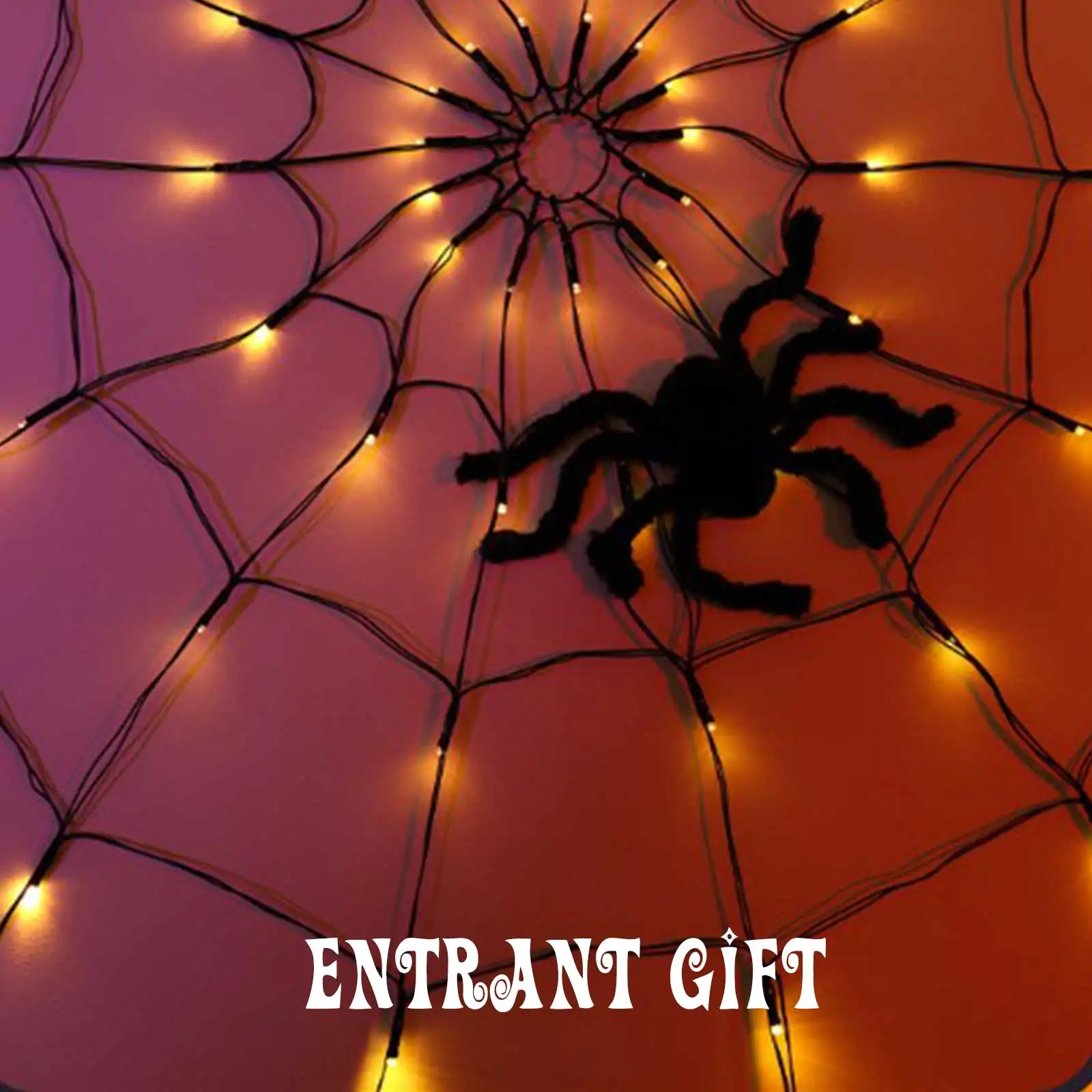 Gigante led aranha web luzes para decorações de halloween iluminadas ao ar livre decoração de festa de halloween 2024 aranha net lâmpada janela suprimentos