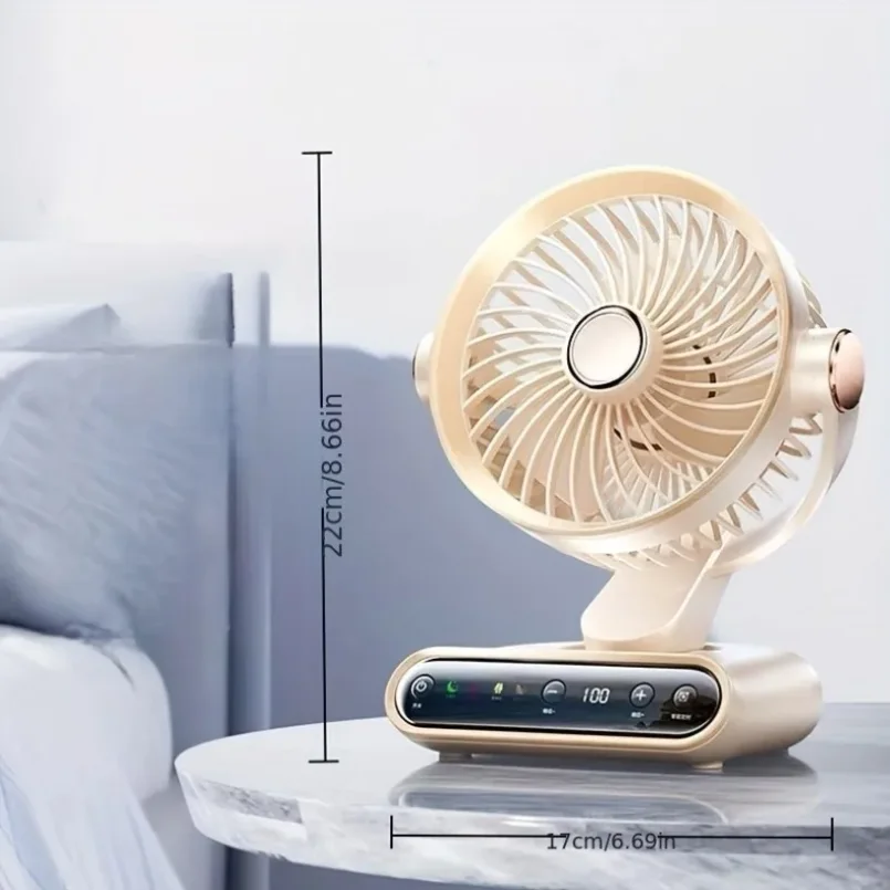 Ventilador de mesa portátil, 8 - Home Office Hours avaliação e preço