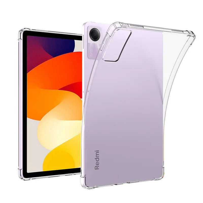 

Силиконовый чехол с подушкой безопасности для Xiaomi Redmi Pad SE 11 дюймов 2023 RedmiPad se 11 дюймов прозрачный мягкий чехол из ТПУ для задней панели планшета Coqe