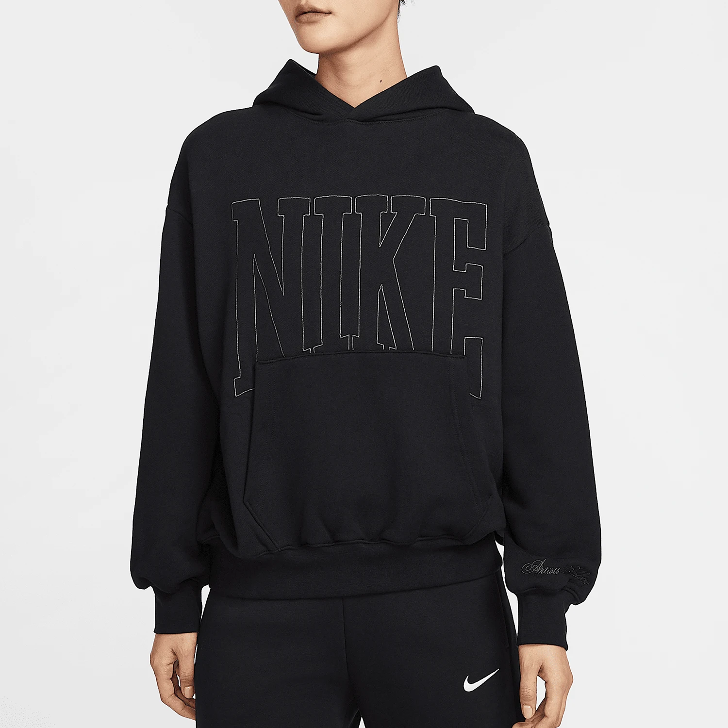 

Nike genuine genuine New Women's French Terry Hooded Sweatshirt HQ5888-010