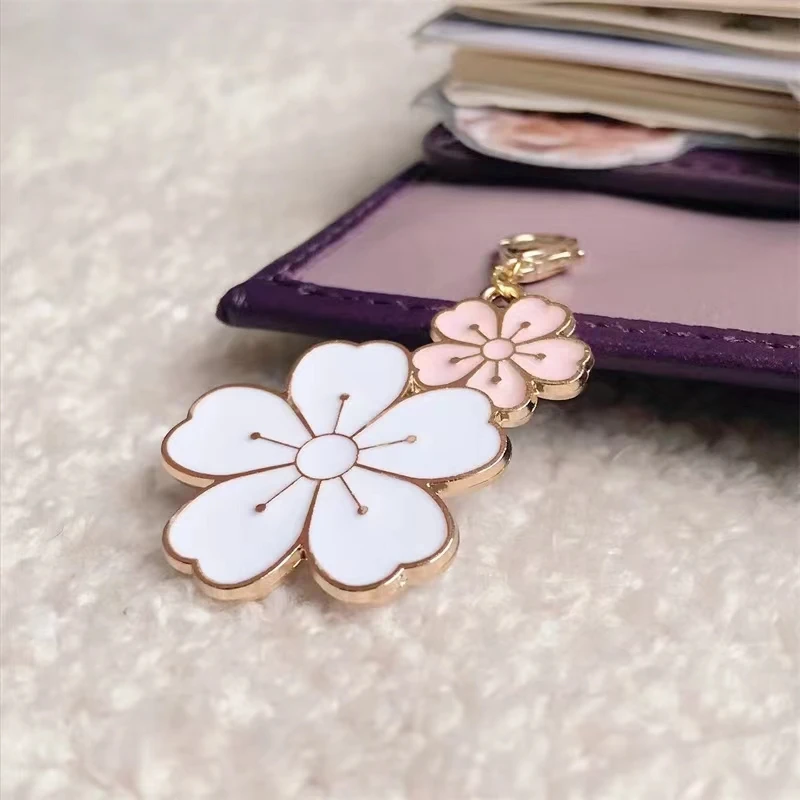 New Sakura zipper head for Journal Notebook Pearl Pendant Organizer Decoration Cute Planner Accessories