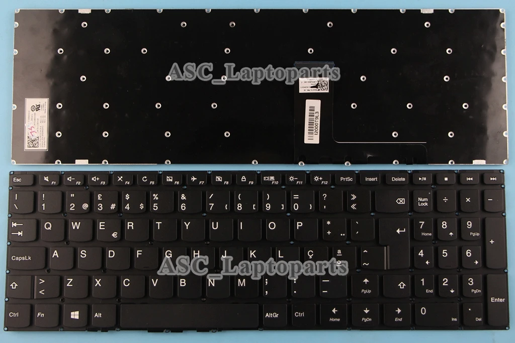 

New PO Portuguese Teclado Keyboard For Lenovo v110-15ast v110-15IAP V110-15ISK V510-15IKB Laptop Black