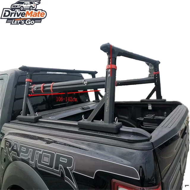 For Universal Truck Bed Rack Ladder Roller Bed Racks Roll Bar PICK-UP Truck Parts for Ranger Hilux