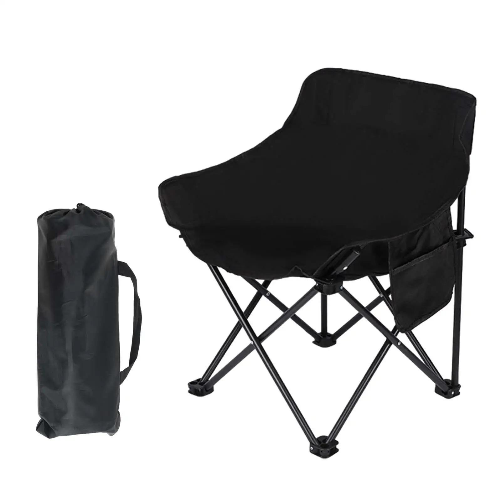 Folding Camping Chair Non Slip Heavy Duty Foldable Practical