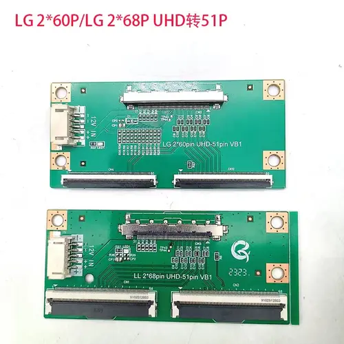 Para LG 2X60pin UHD 51pin 2X68pin VB1 placa adaptadora de pantalla LCD