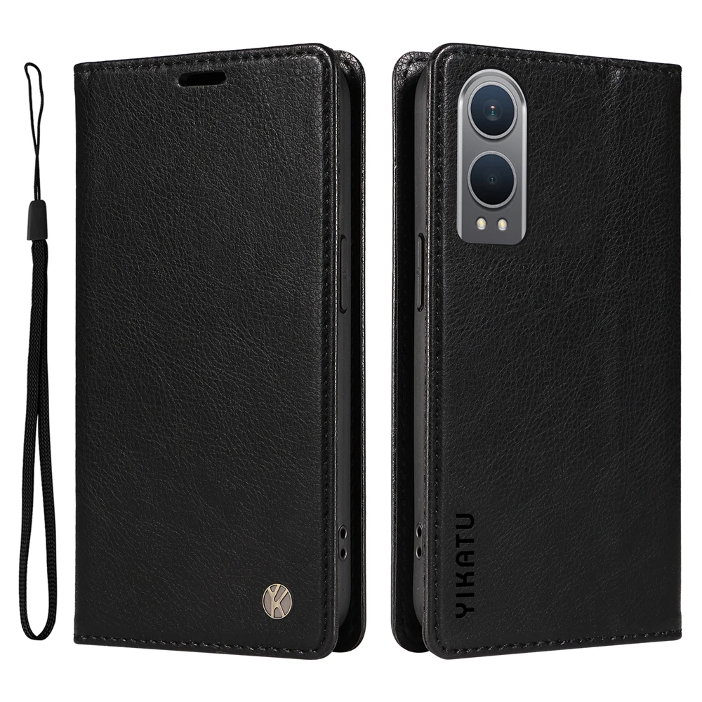 محفظة جلدية مغناطيسية غطاء الوجه لهاتف OnePlus 12 12R 13 13R 13T Nord 4 5 CE4 CE5 Lite ACE 3 4 5 |   حافظة ليتشي ستريا الفاخرة