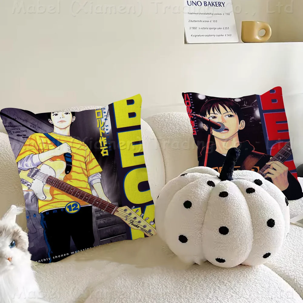 

Classic Hot Anime BECK Pillow Cover For Bedroom Room And Living Room Sofa Decorative Cushion Cover