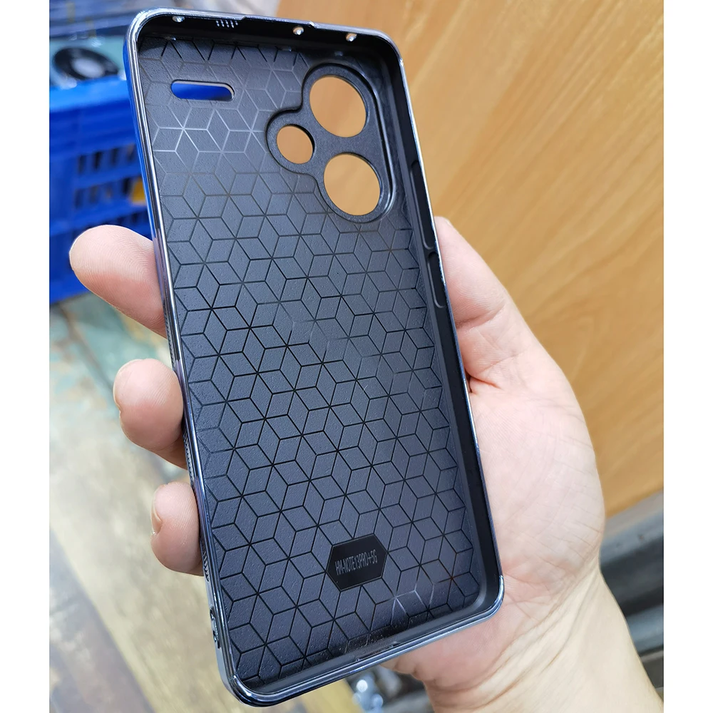 Matte Frosted Tempered Glass Case For Xiaomi Redmi Note 13 Pro+ Camera Lens Holes Protector Protection Shell