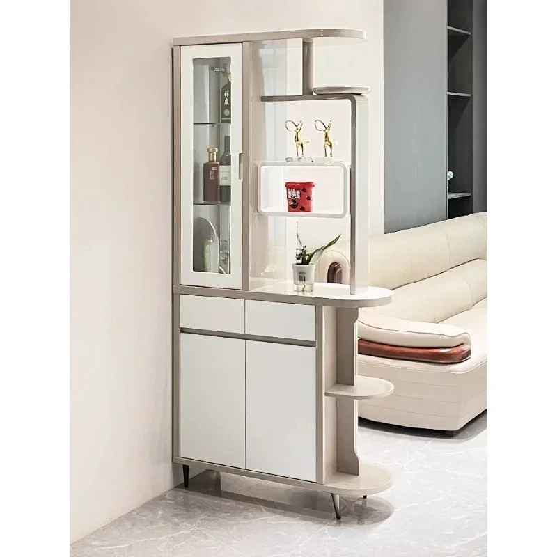 

YY Household Light Luxury Modern Partition Entrance Cabinet Modern Minimalist Wine Cabinet Small Living Room Storage Screen