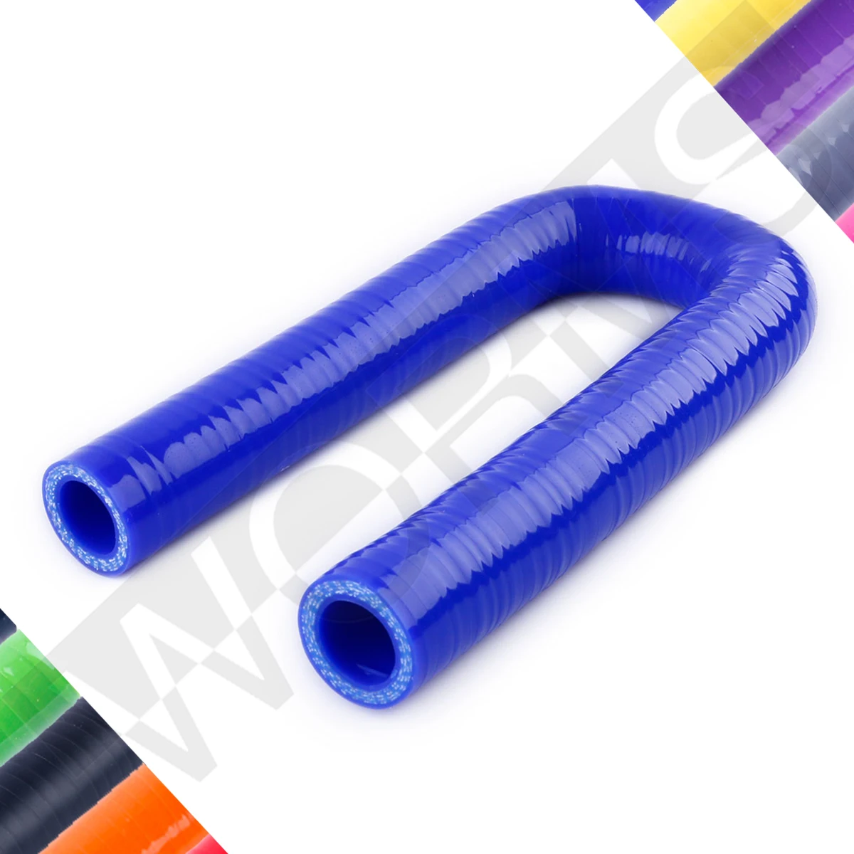 Codo de 180 grados, conector de manguera de tubo de silicona General, Kit de tubo de entrada de aire Turbo Intercooler, 170mm de longitud ID 15mm 22mm 25mm