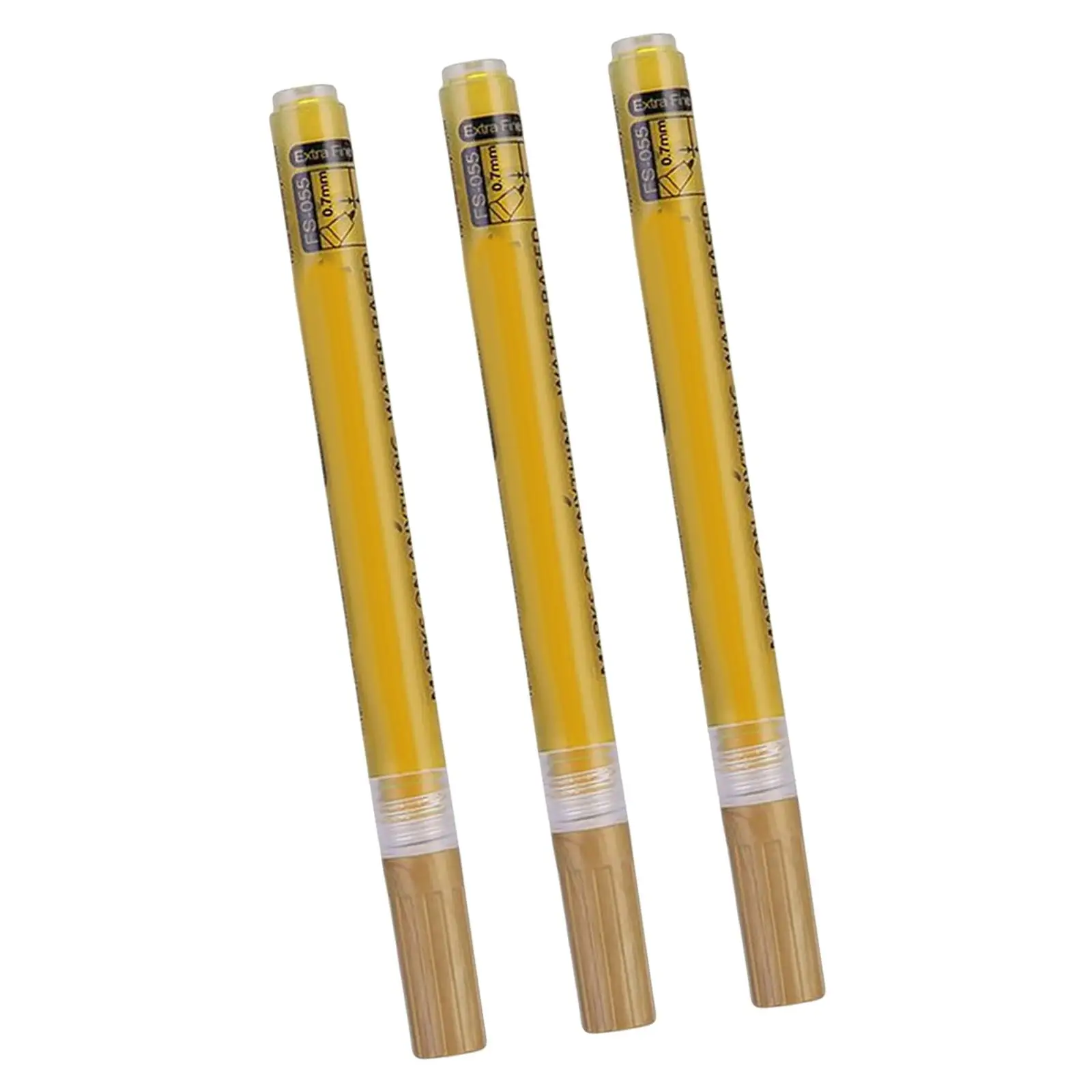 

Golf Club Color Pen 3pcs Acrylic Ink Marker Waterproof Golf Ball Drawing Positioning Tool for Golf Practice