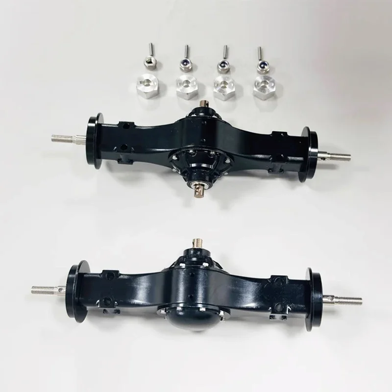 

New Generation CNC Aluminum Alloy Integrated Car Locking Differential Axle Suspension for 1/14 Tamiya RC Truck Trailer Tipper