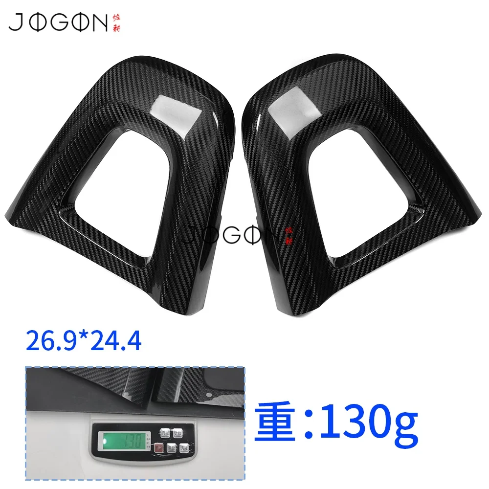 DRY Carbon Fiber Car Roadster Rear Seat Back Headrest Roll Bars Cover Trim Decoration For Mazda MX-5 MX5 Miata ND 2016-2023