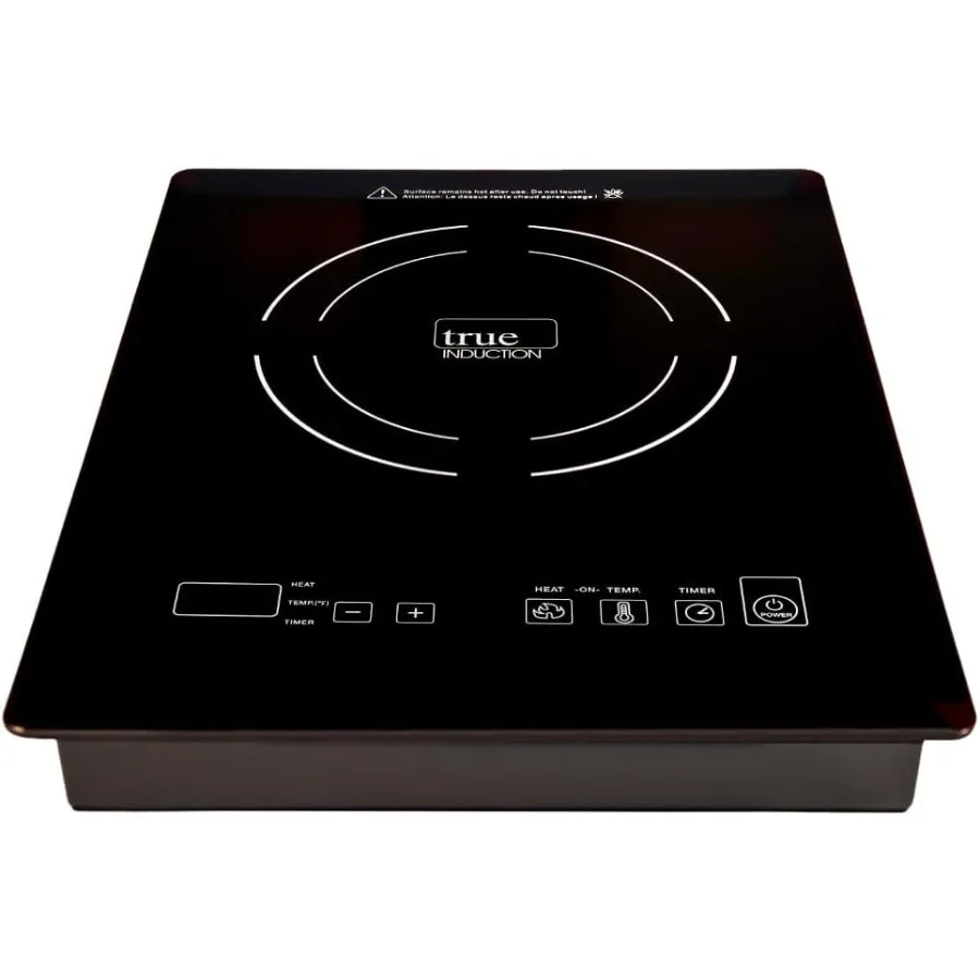 TI-1B 12 inch Built-In Single Burner Induction Glass-Ceramic Cooktop 1750W UL858 Certified