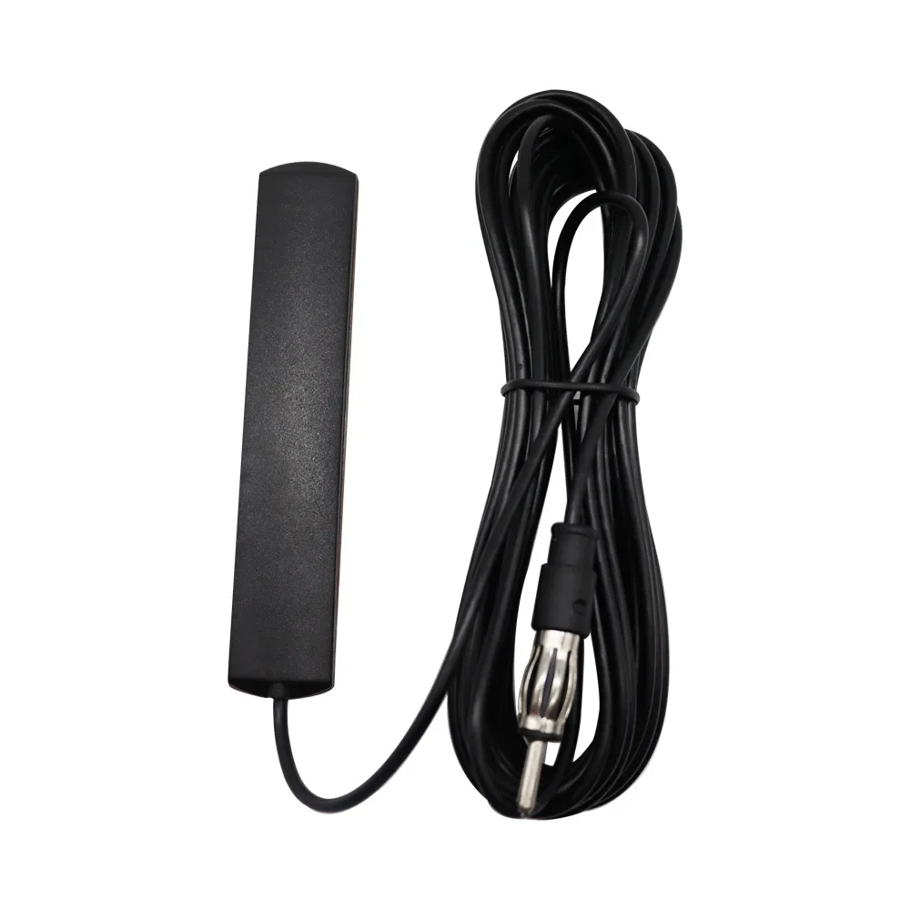 External Car Radio FM Antenna Universal Auto Signal Amp Amplifier Marine Car Vehicle Boat RV Signal Enhance Device black cable