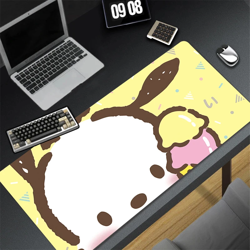 Kawaii Cartoon Dogs Mouse Pad XXL PC Anime Gamer Cabinet Keyboard Rug Laptop Pochacco Gaming Extended Desk Mat Mousepad Carpet