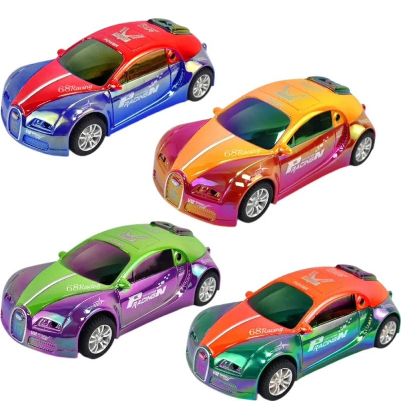Metalen voertuig Mini-autospeelgoed 1:32 Hoogwaardig plastic automodel met licht en geluid Miniatuur speelgoed Kerstcadeau voor kinderen