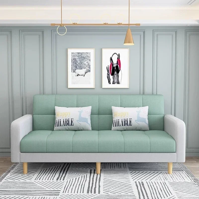 Modern Living room sofa Small-sized folding sofa bed dual-use double-occupancy room bedroom small simple apartment small sofa