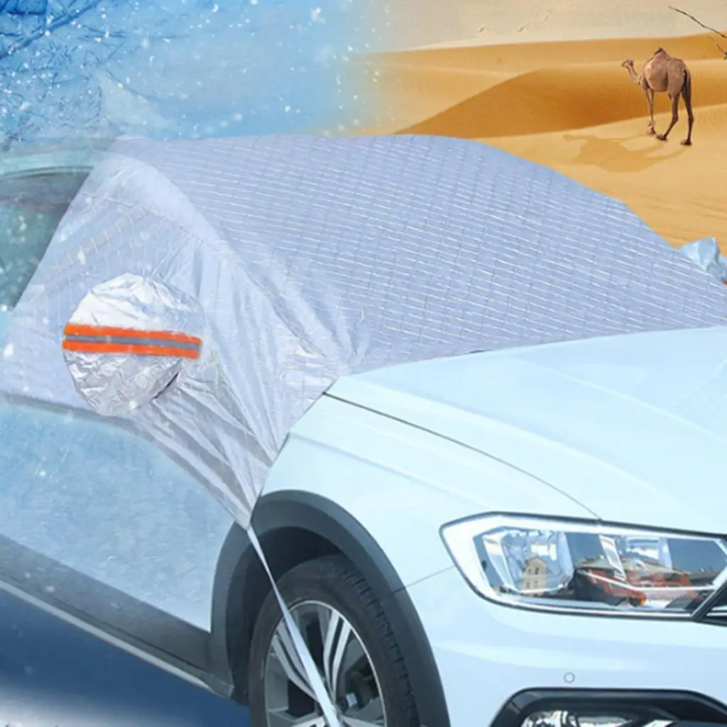 Windshield Snow Cover Ice Removal Wiper Visor Protector All Season Winter Summer Shade for Cars Trucks Van SUVs