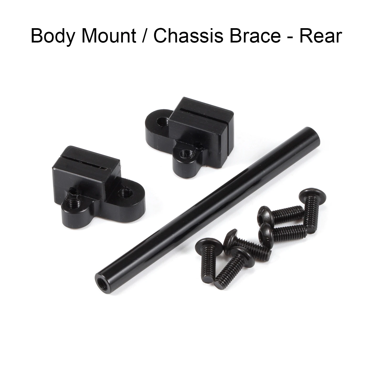 Kit de Chasis LCG de Fibra de Carbono de Alta Distancia al Suelo y Juego de Enlaces de Suspensión Capra Portal con Bater