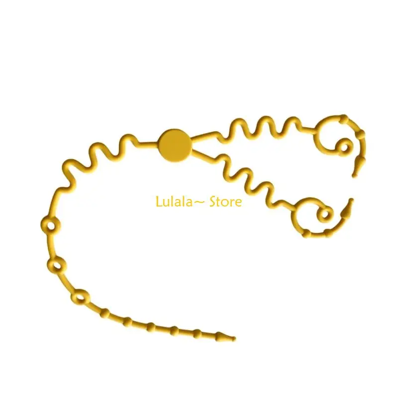 Y4QA 2-Way لعبة المضغ السحابة للرضع آمنة سيليكون لحديثي الولادة مصاصة سلسلة زجاجة أساسية كوب الحبل حزام