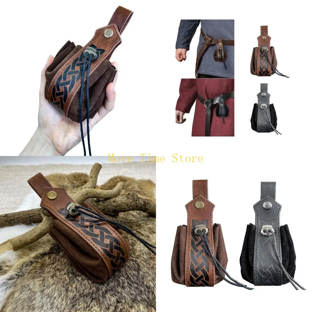 

92me Многоцелевая сумка для хранения пакета-пакет-ретро Средневековая шнурка мешок для средневекового ремня Счастливые сумки