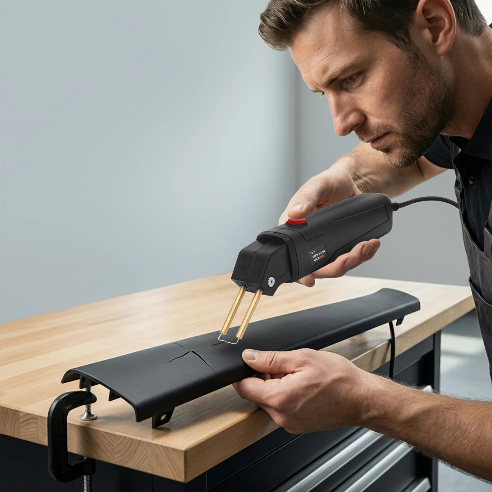 NEWEST 2 in 1 Plastic Welder, Welding Repair Kit, Ideal for Automotive Car Bumper, Kayak, Tank