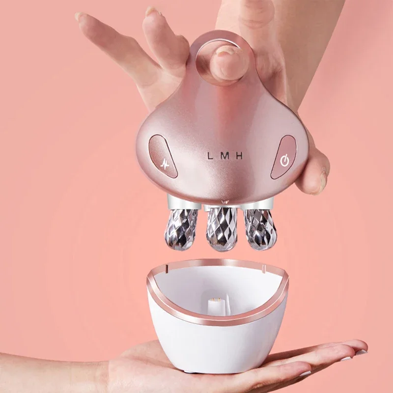 RF & EMS بكرة تدليك للوجه التخسيس شد الوجه أنحل إزالة تجاعيد الوجه تعزيز كريم وجه امتصاص مدلك شد الجلد #4