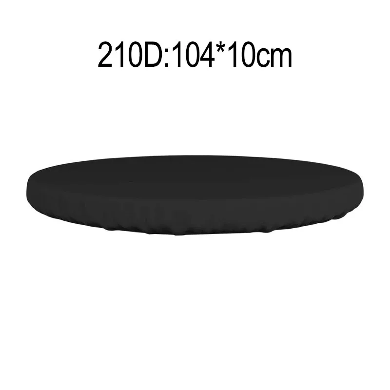 104*10cm Round Dust Cover Easy Maintenance Table Cover Furniture Cover 1 Piece Package Convenient Installation