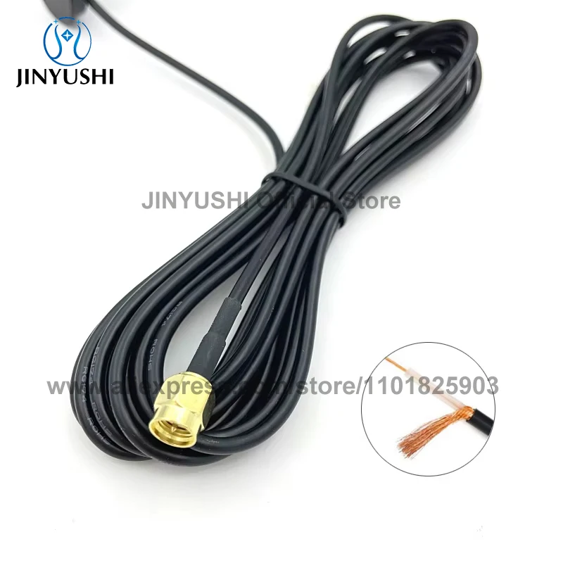 2Pcs 5G Patch Antenna 3G GSM 4G LTE High Gain 8dBi Sticker Amplifier SMA 1m 1.5m 3m Cable for Wifi Router IP / PC / Camera