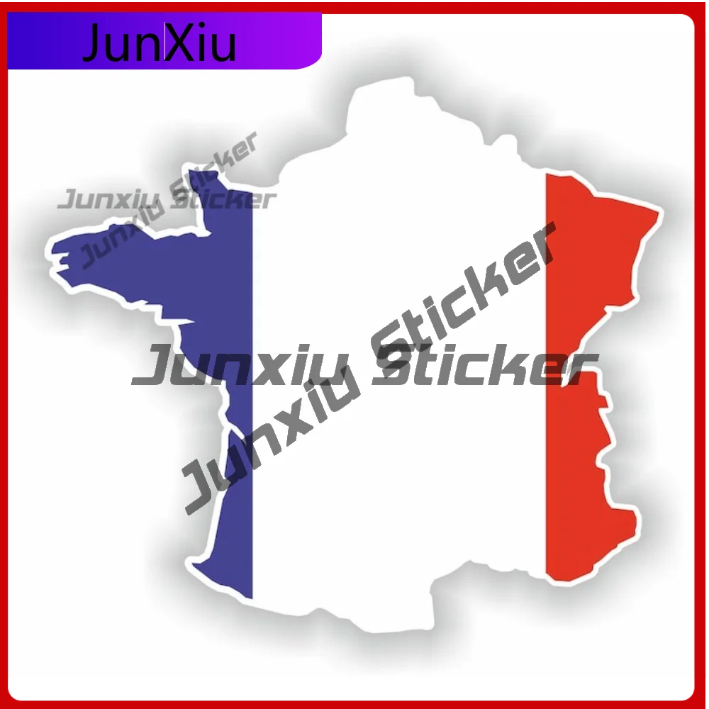 

France Durable Vinyl Decal For Bumper Laptop Weatherproof Decoration Auto Accessories Exterior Vinyl Decal Waterproof