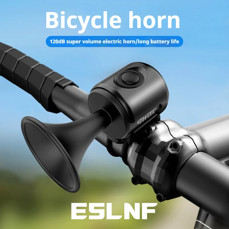 ESLNF Bicycle Electric Bell Horn High Decibel Waterproof MTB Road Bike Children's Bike Retro Bell Bicycle Accessories