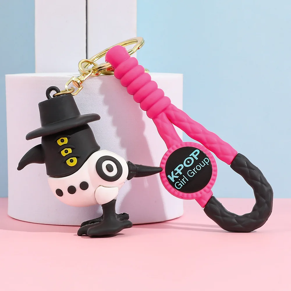 3D-gedruckter Anime-Film Kpop Girls Derpy Schlüsselanhänger Puppe Niedlicher Tiger Action Modell Spielzeugsammlung Geschenke