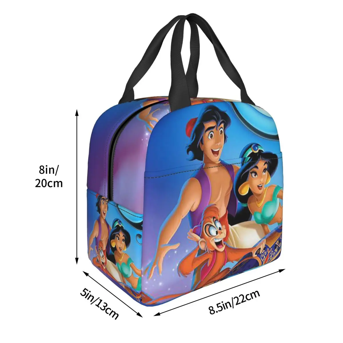 Aladdin Lunch Bags Insulated Bento Box Portable Lunch Tote Resuable Picnic Bags Cooler Thermal Bag for Woman Girl Work