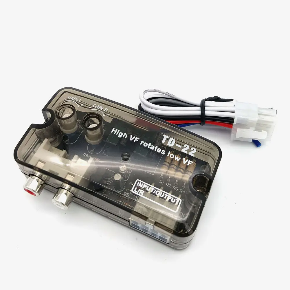 High to Low Delay Converter for Car Audio System Line Output Input Converter for Amplifier Seamless Connectivity Rich Immersive