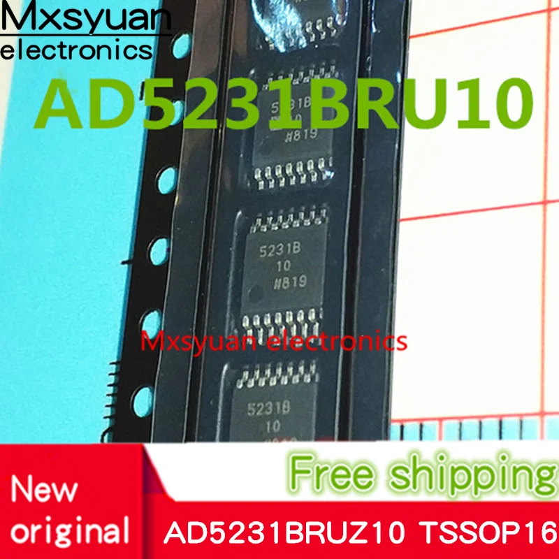 2pcs~10pcs/LOT AD5231BRUZ10 AD5231BRU10 AD5231B10 5231B TSSOP16 New original In stock