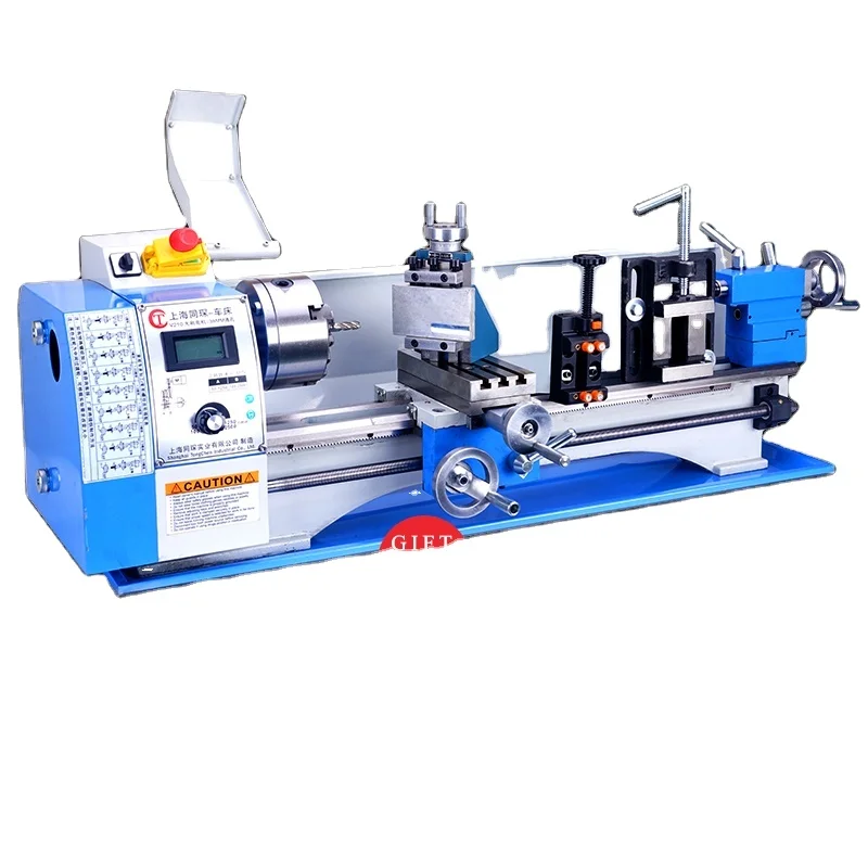 

Factory Direct Sales 210 Metal Lathe Machine CNC Horizontal Milling Cutters 850W Motor 220V T-type Milling Cutter Holder SmallAT