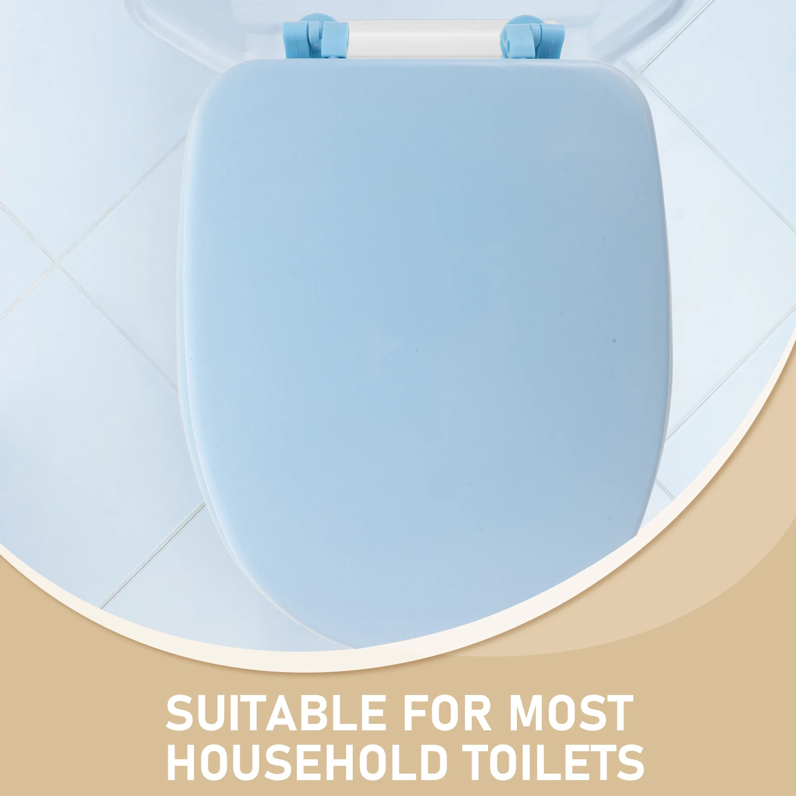 

Foam Universal Padded Lid Bathroom Home Cover Cover For Standard Toilets Elongated Cushioned Toilet Seat Oxidation Resistant