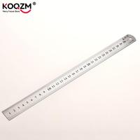 30cm Stainless Steel Metal Ruler Metric Rule Precision Double Sided Measuring Tool Stationery School Office Accessories Supplies