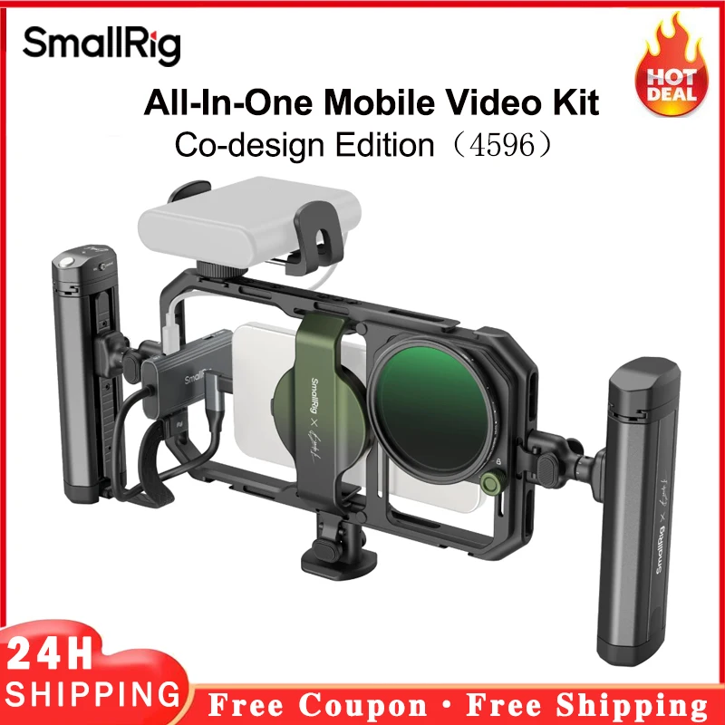 SmallRig X Brandon Li All-In-One Mobile Video Kit Co-design Edition for mobile phone video shooting 4596