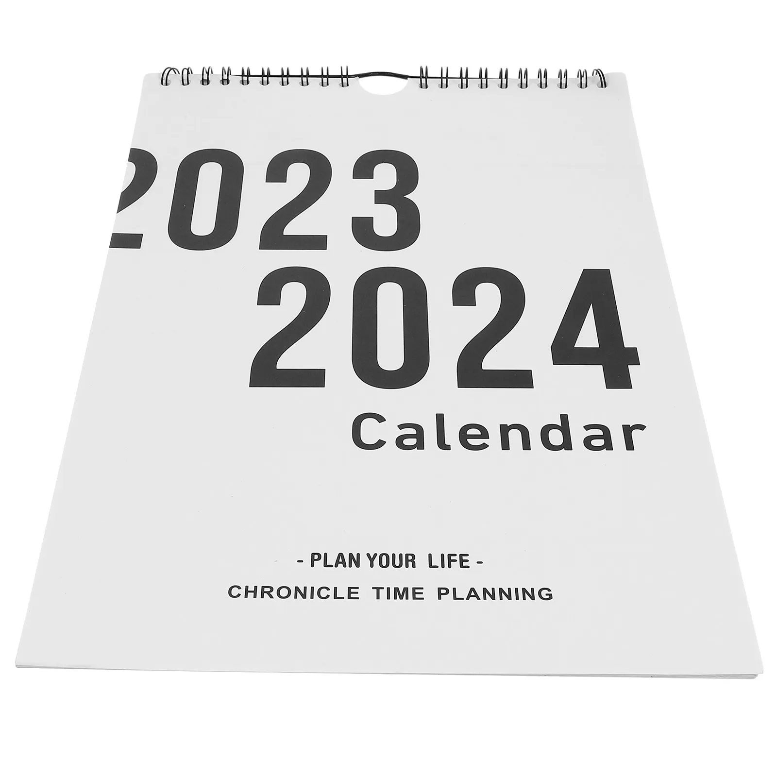 

2023-2024 Wall Calendar Monthly Planner Spiral Binding Sturdy Hanging Design for Home Office Room Family Daily Use Decoration