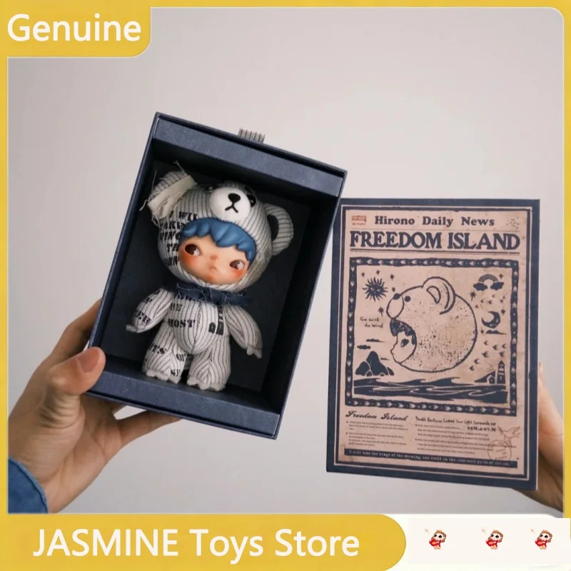 

Official Genuine Popmart Hirono Free Island Vinyl Plush Toy Pendant Room Decoration Collectible Birthday Surprise Gifts