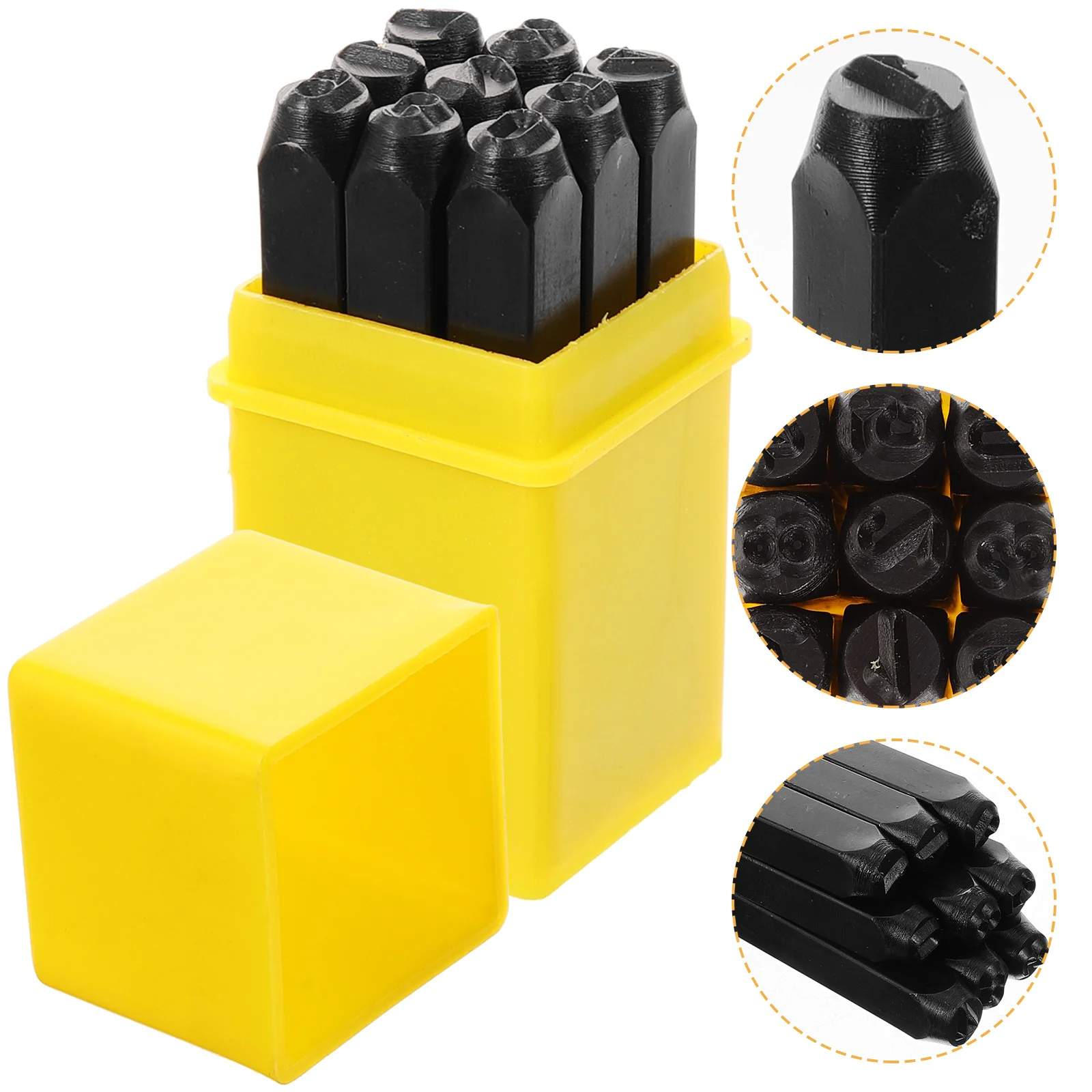 

9Pcs Steel Number Stamp Set Durable Metal Stamping Tool Kits for Jewelry Wood Craft Marking Metal Stamping Kit