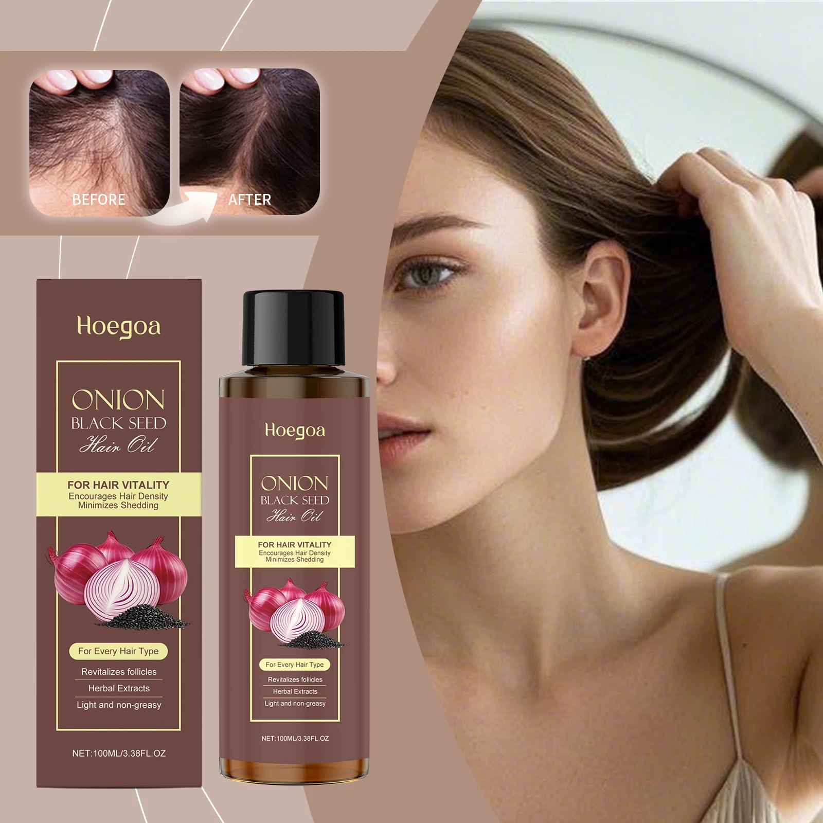 

Красное луковое масло для волос, натуральный эфирный эпилятор, лечение против выпадения волос, увлажняющее питательное средство для волос, средство для ухода за волосами