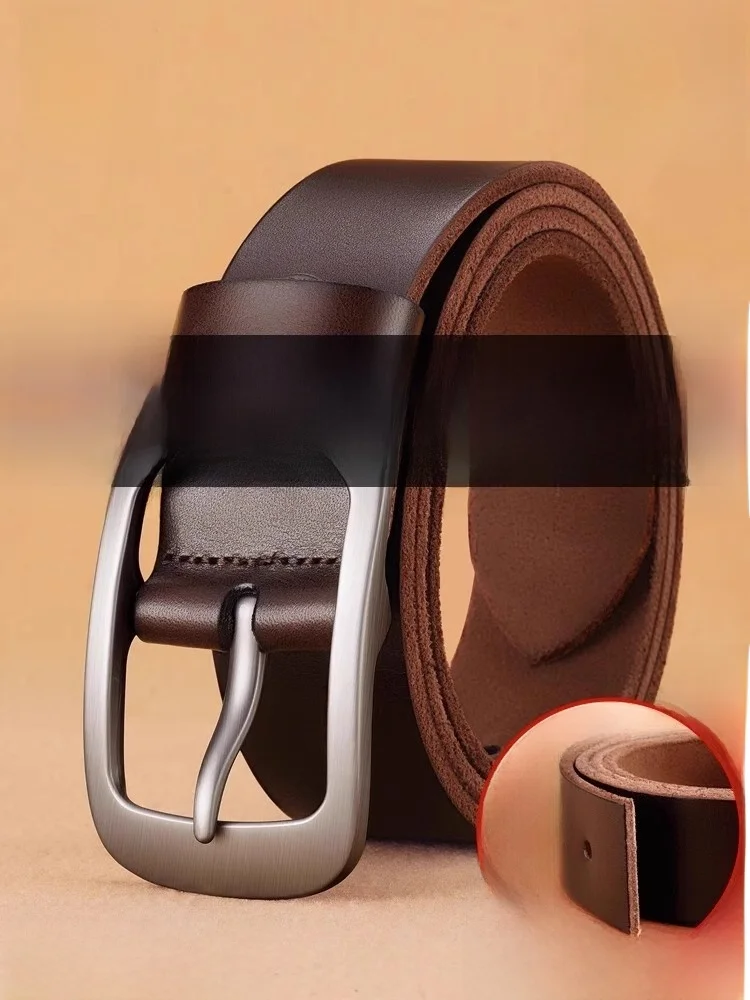 rn-メンズベルト-本物の純粋なカーフスキン-カジュアル-ウエストバックル-ダッドスタイル-レザーベルト-中高年男性用