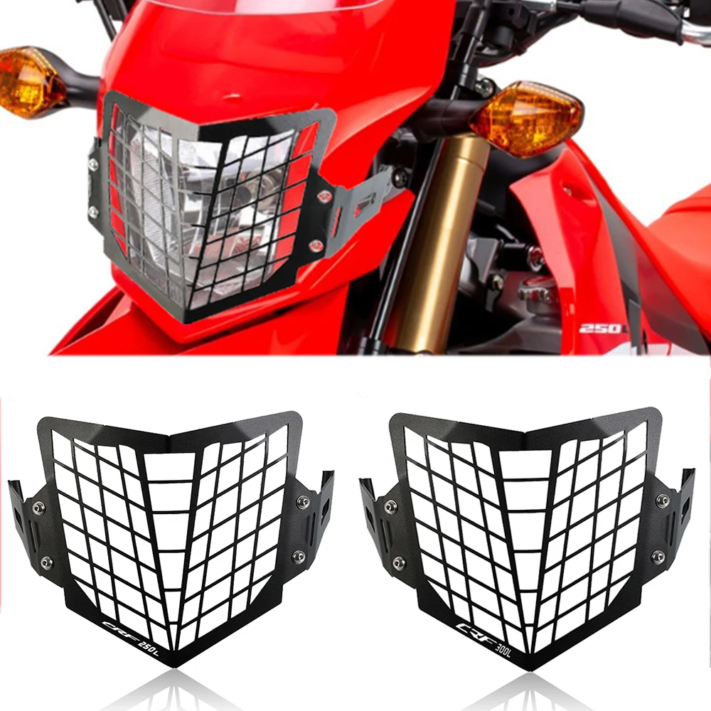 

For Honda CRF250L CRF250M CRF300L CRF 300L 2013-2023 2022 2021 2020 Motorcycle CRF250 L/M Headlight Guard Protector Grill Cover