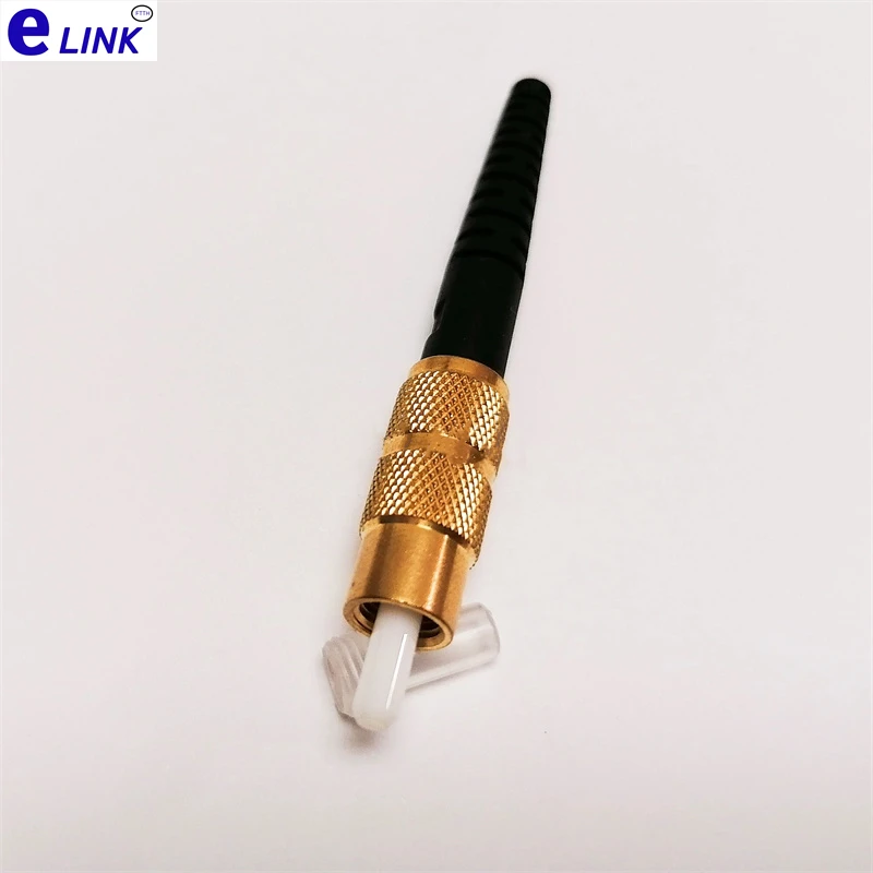 

SMA905 energy fiber optic connector ceramic ferrule 125um 660um 450um non-magnetic copper fiber optic connector kits SMA 10pcs