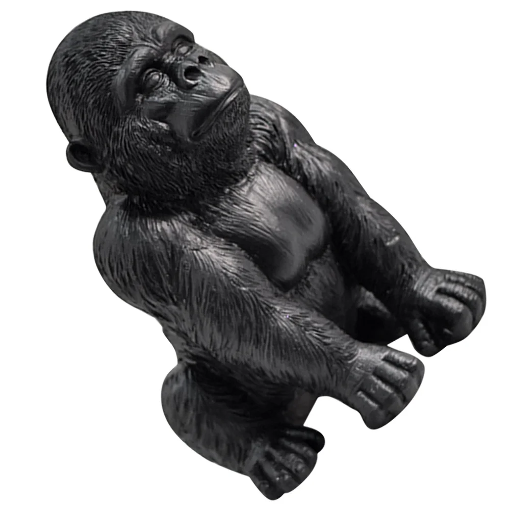 

Ornament Home Ornaments Gorilla Statue for Decoration Props Resin Realistic Animal Desktop Decorations