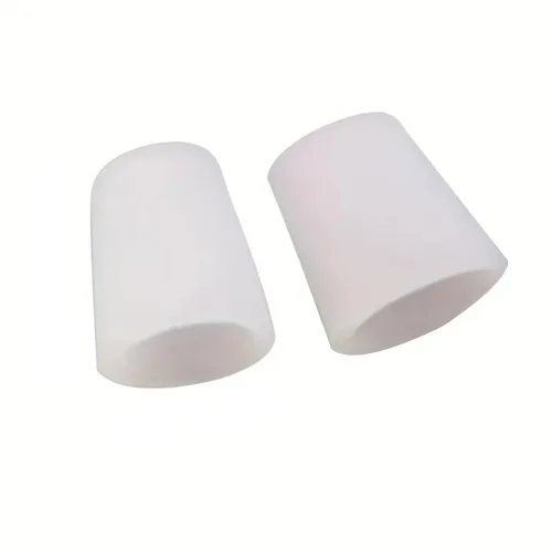 Imagen 2 del producto 1/2/5 pares de protectores ortopédicos transpirables de silicona para dedos del pie, funda para pulgar de separación antiabrasión y antidolor para el cuidado de los pies