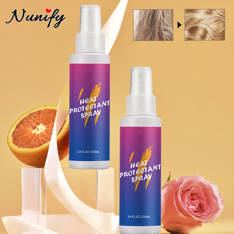 1Pcs Heat Protectant For Hair Spray Repair Damage Blow-dry Hair Care Frizz Control Thermal Protectant Spray For Hair Salon 100ml